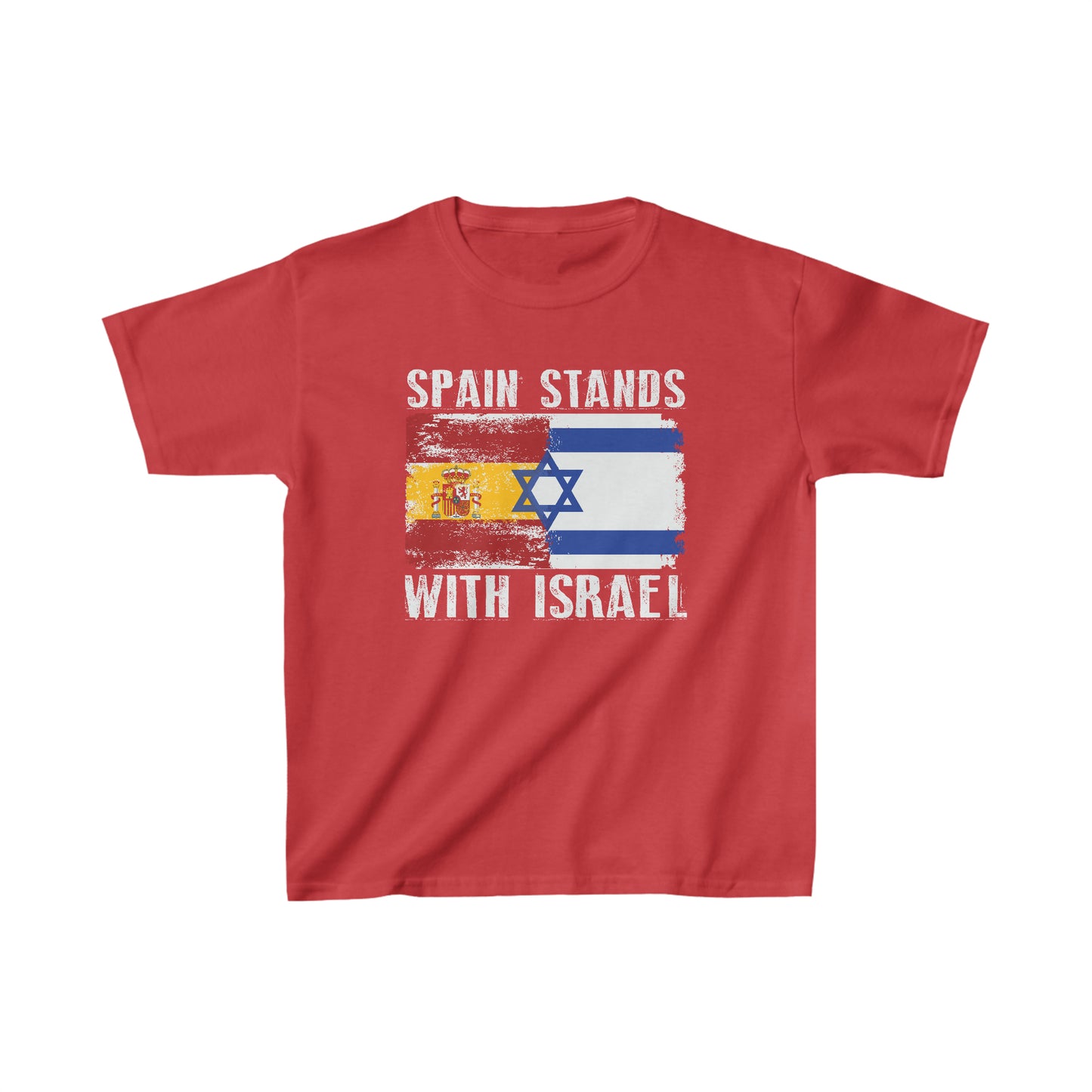 Spain Stands With Israel Kids T-Shirt