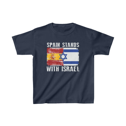 Spain Stands With Israel Kids T-Shirt