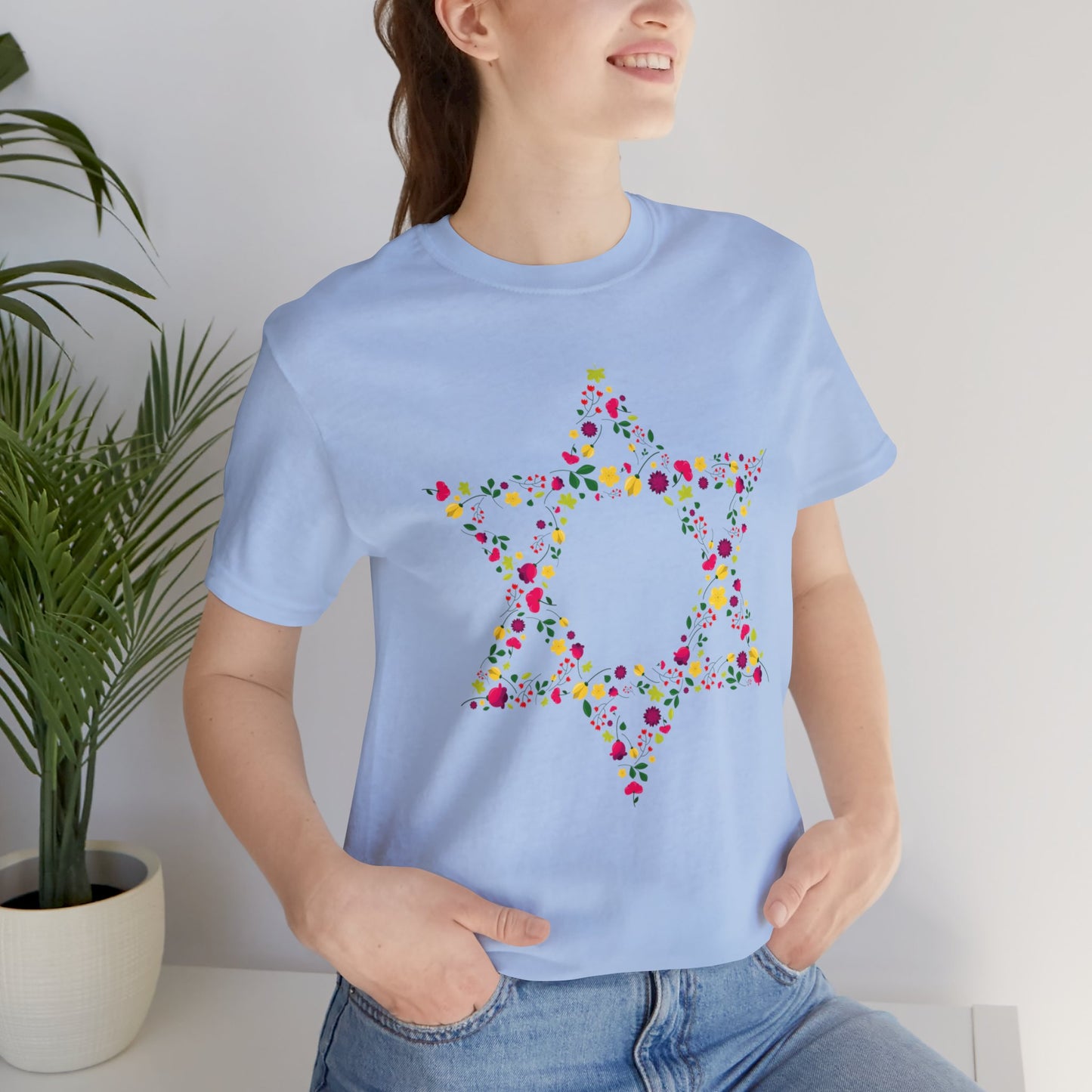 Star of David Flowers T-Shirt