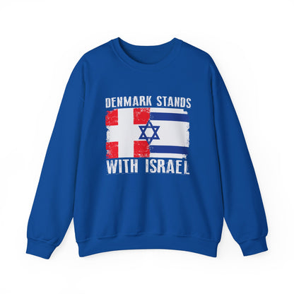 Denmark Stands With Israel Crewneck Sweatshirt