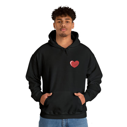 Heart With Band-Aid Hooded Sweatshirt