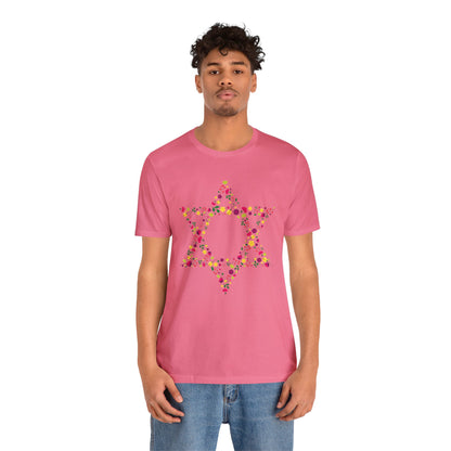 Star of David Flowers T-Shirt