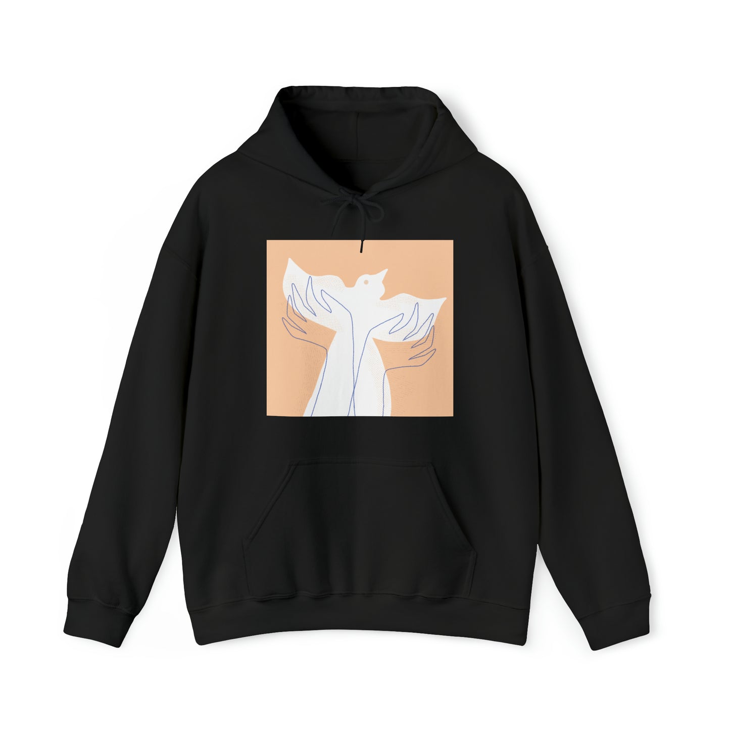 Wings of Harmony Hoodie Sweatshirt - A Symbol of Peace and Hope