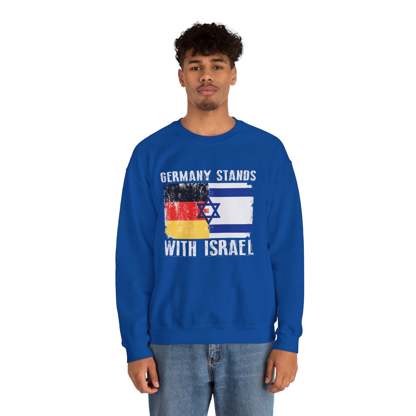 Germany Stands With Israel Crewneck Sweatshirt