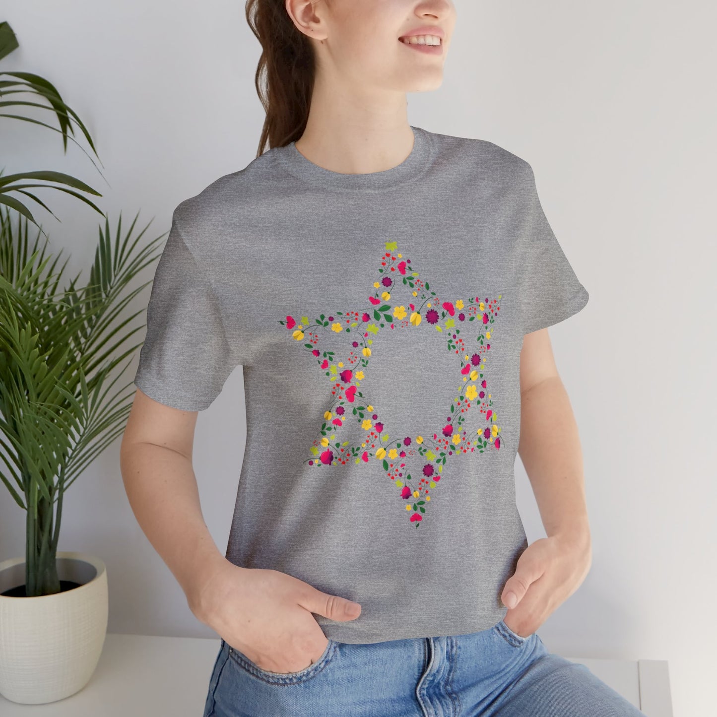 Star of David Flowers T-Shirt