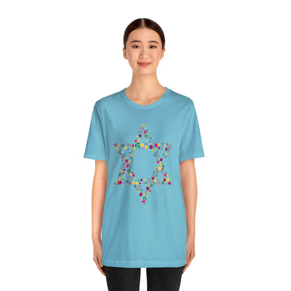 Star of David Flowers T-Shirt