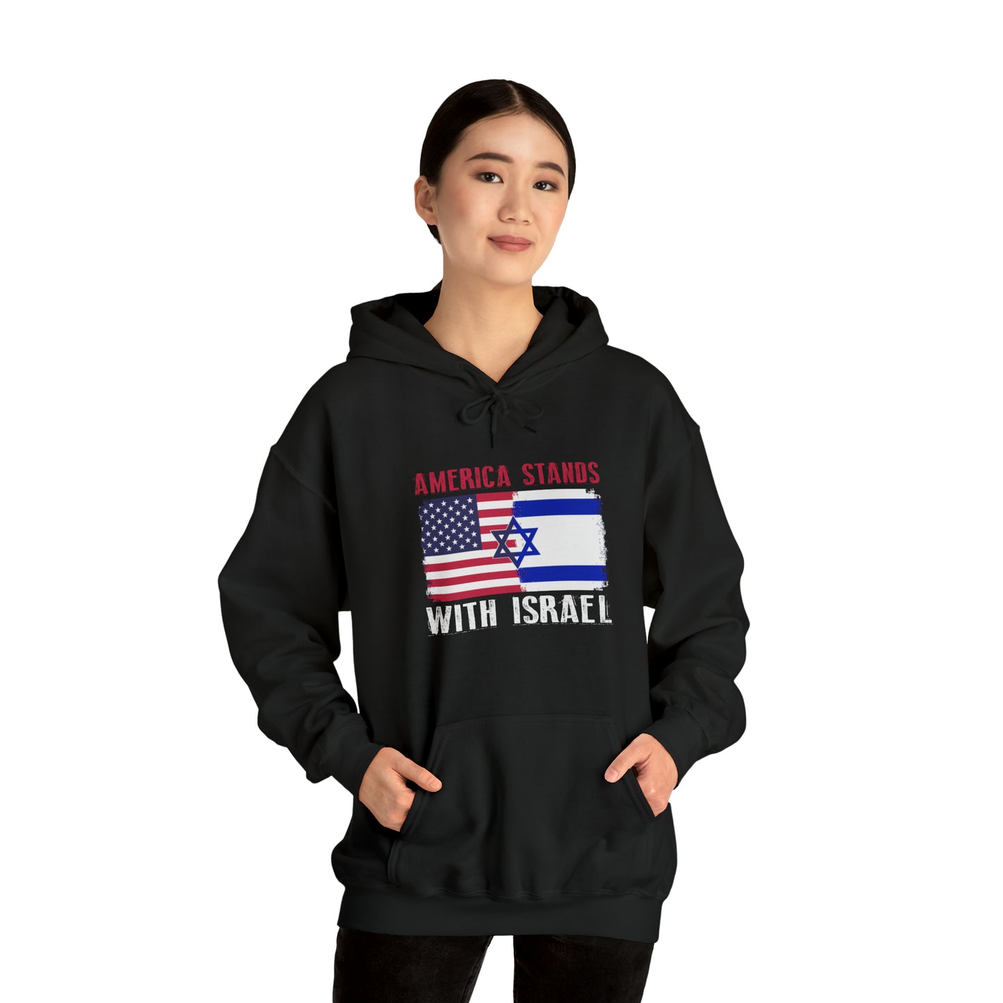 America Stands With Israel Hoodie Sweatshirt