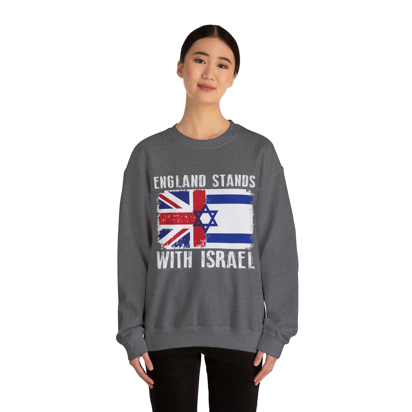 England Stands With Israel Crewneck Sweatshirt