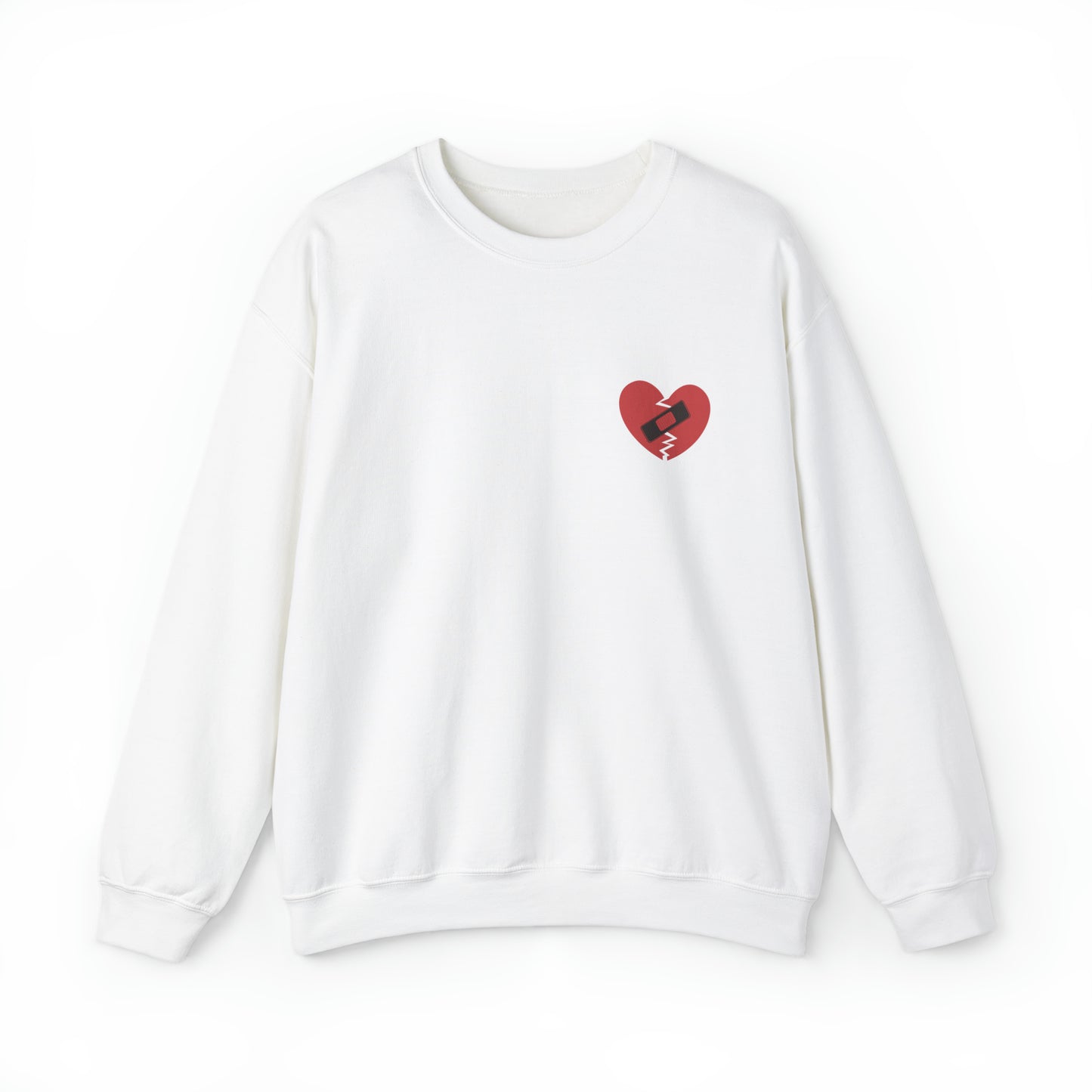 Broken Heart Band-Aid Sweatshirt