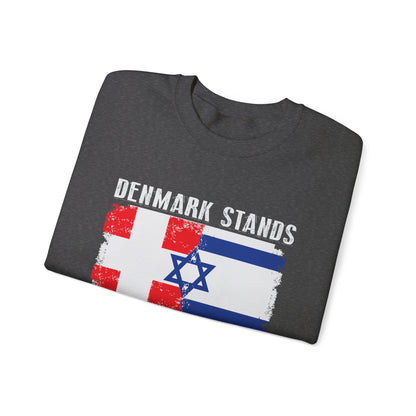 Denmark Stands With Israel Crewneck Sweatshirt