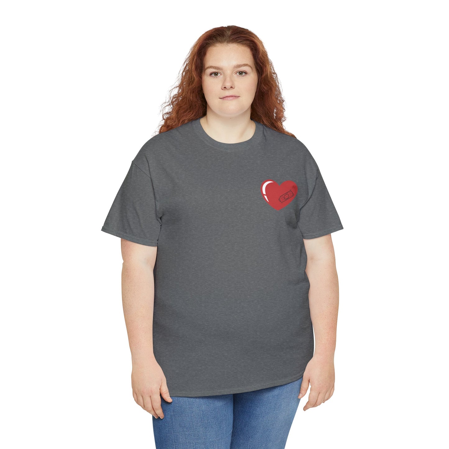 Heart With Band-Aid T-Shirt