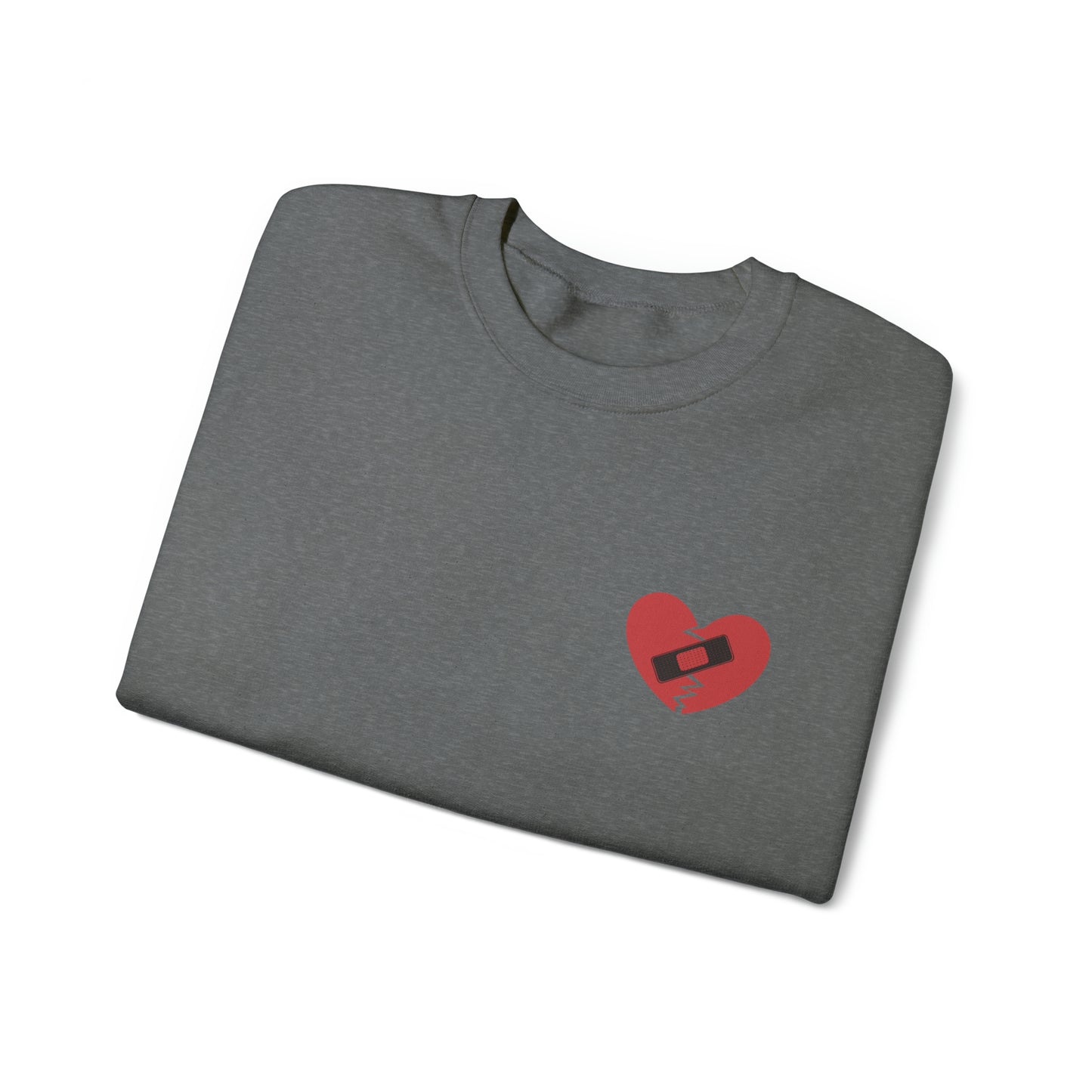 Broken Heart Band-Aid Sweatshirt