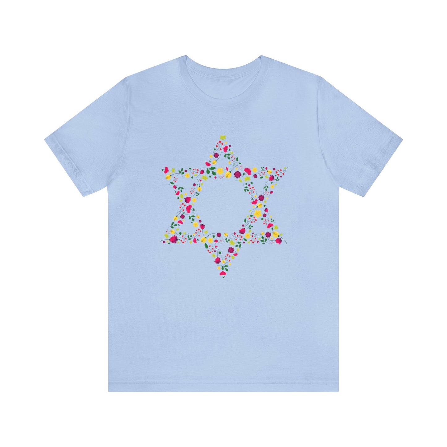 Star of David Flowers T-Shirt