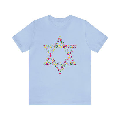 Star of David Flowers T-Shirt