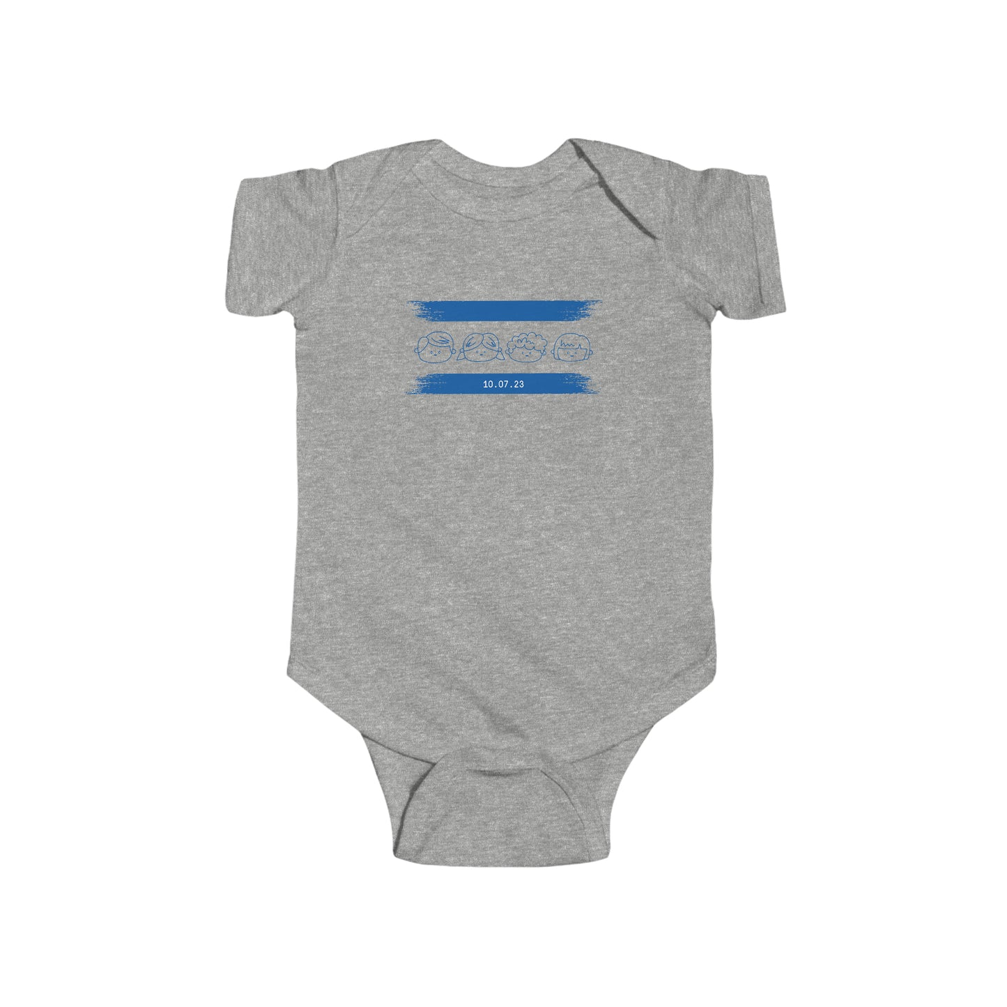 Flag With Kids Infant Onesie