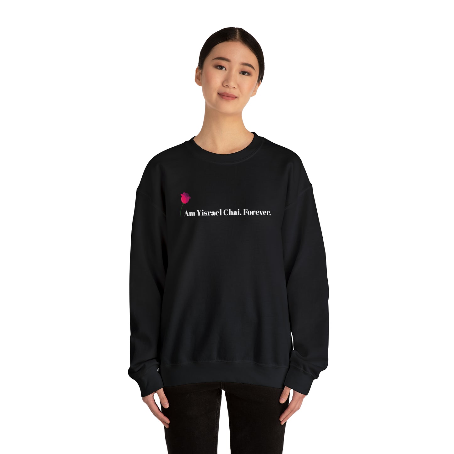 Am Yisrael Chai. Forever. Crewneck Sweatshirt