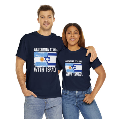 Argentina Stands With Israel T-Shirt