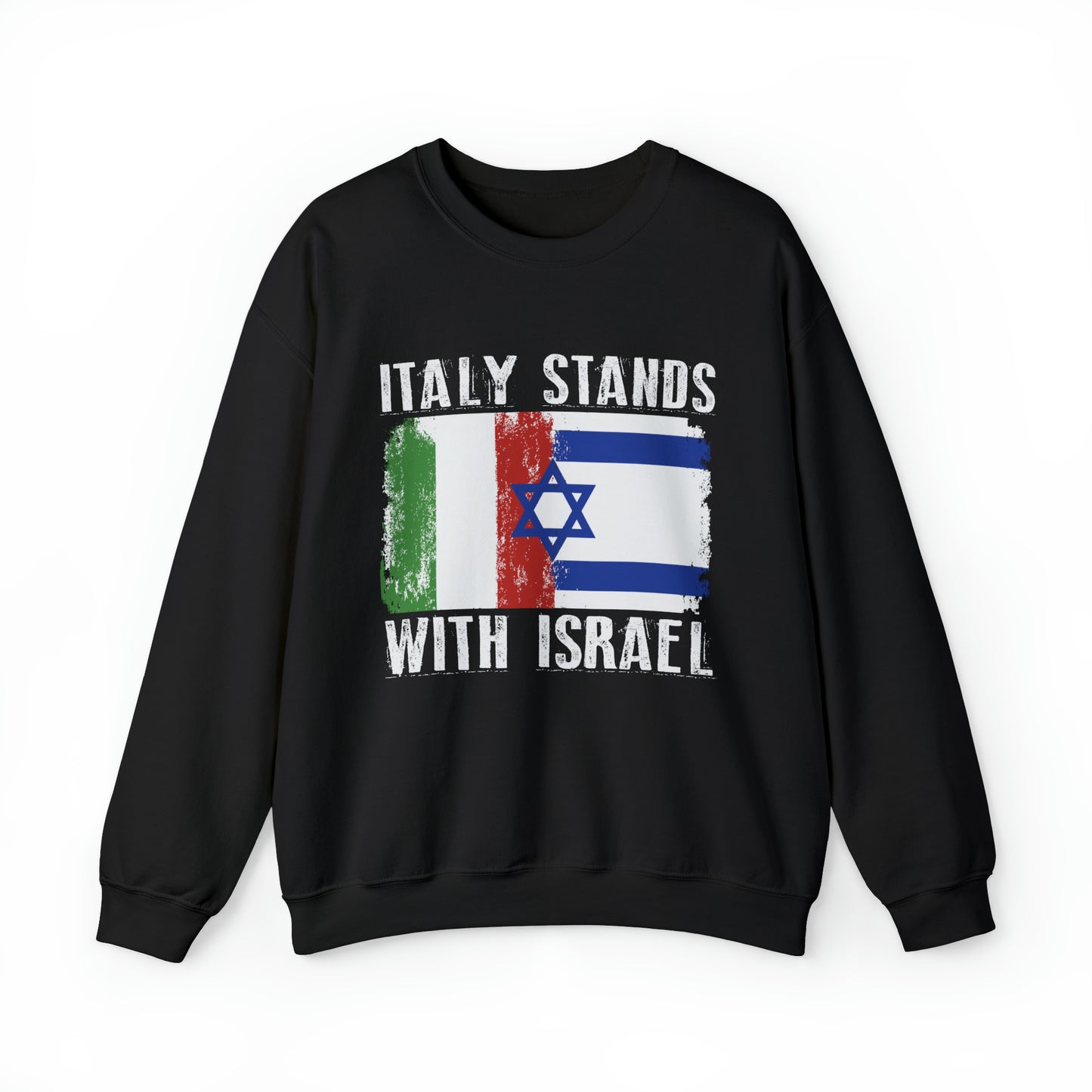 Italy Stands With Israel Crewneck Sweatshirt