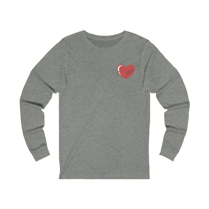 Heart With Band-Aid Long Sleeve Tee