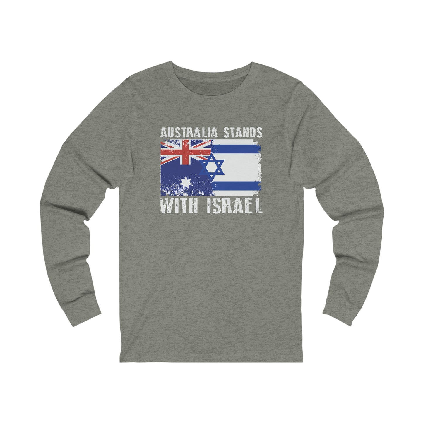 Australia Stands With Israel Long Sleeve Tee