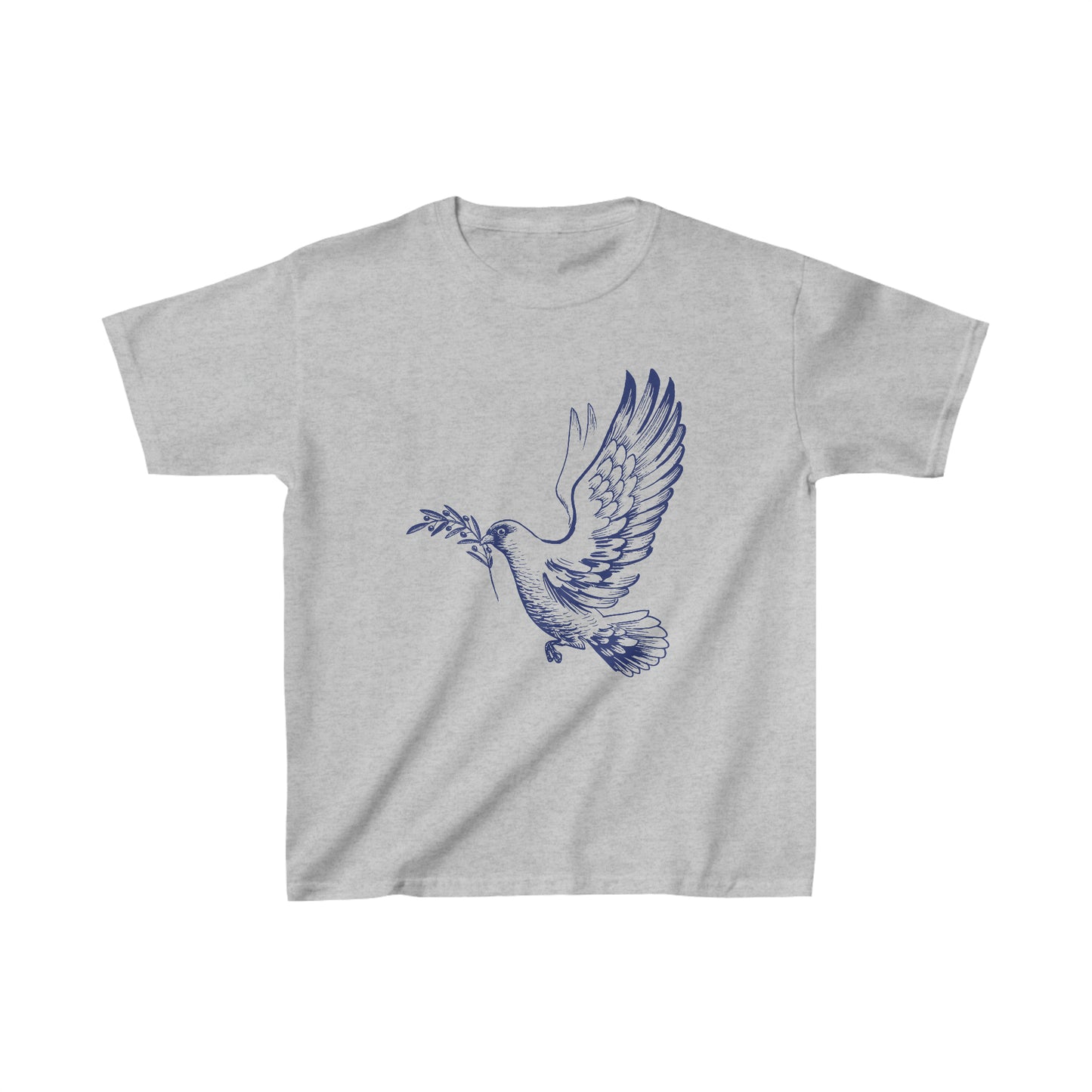 Dove With Olive Branch  Kids T-Shirt