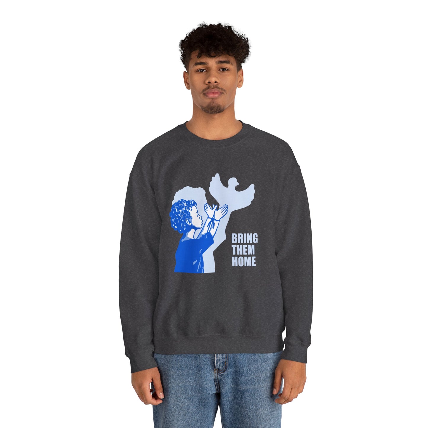 Wings of Hope - Standing for Justice and Peace Crewneck Sweatshirt