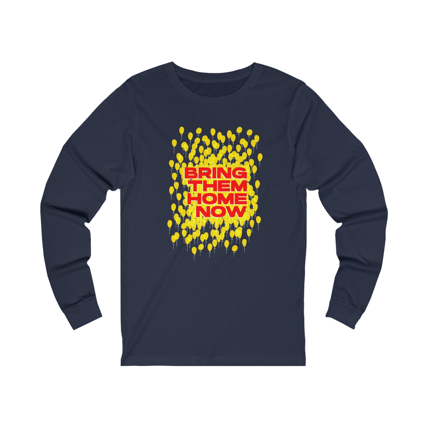 "Yellow Ribbon of Hope" Long Sleeve Tee - Unite for Their Safe Return