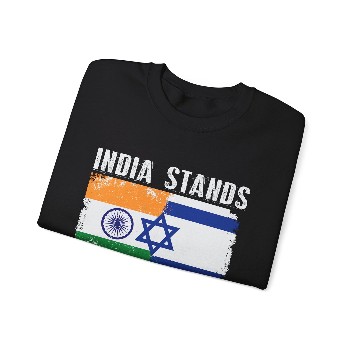 India Stands With Israel Crewneck Sweatshirt