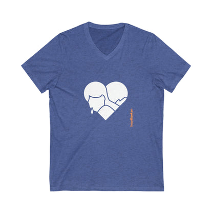 Heart Broken V-Neck Tee