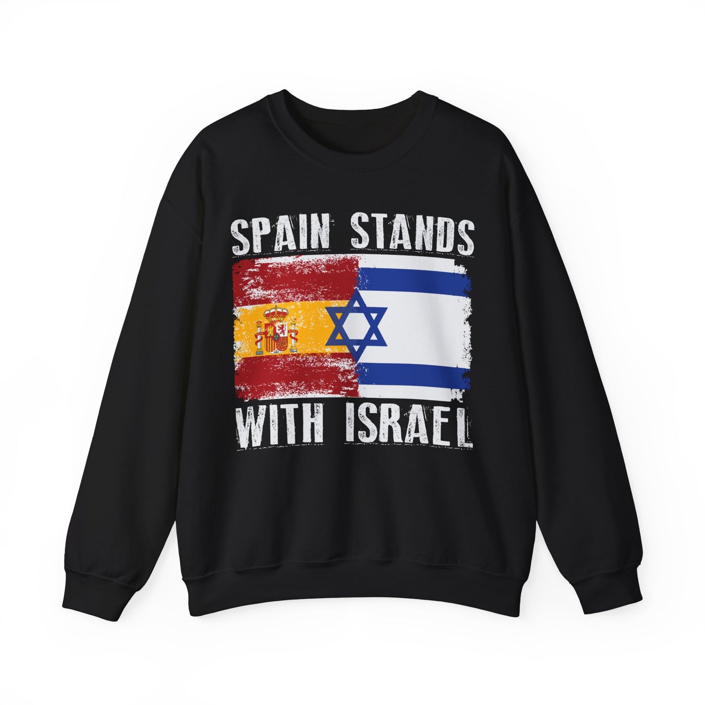 Spain Stands With Israel Crewneck Sweatshirt