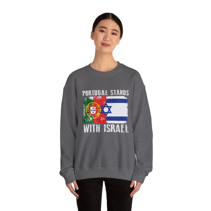 Portugal Stands With Israel Crewneck Sweatshirt