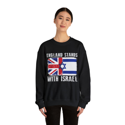 England Stands With Israel Crewneck Sweatshirt