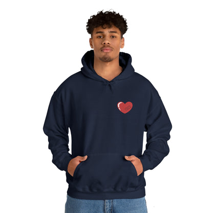 Heart With Band-Aid Hooded Sweatshirt