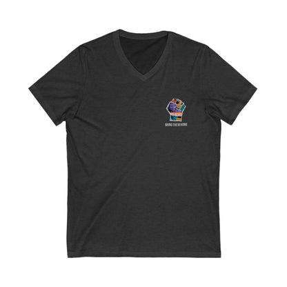 Solidarity Fist V-Neck Tee