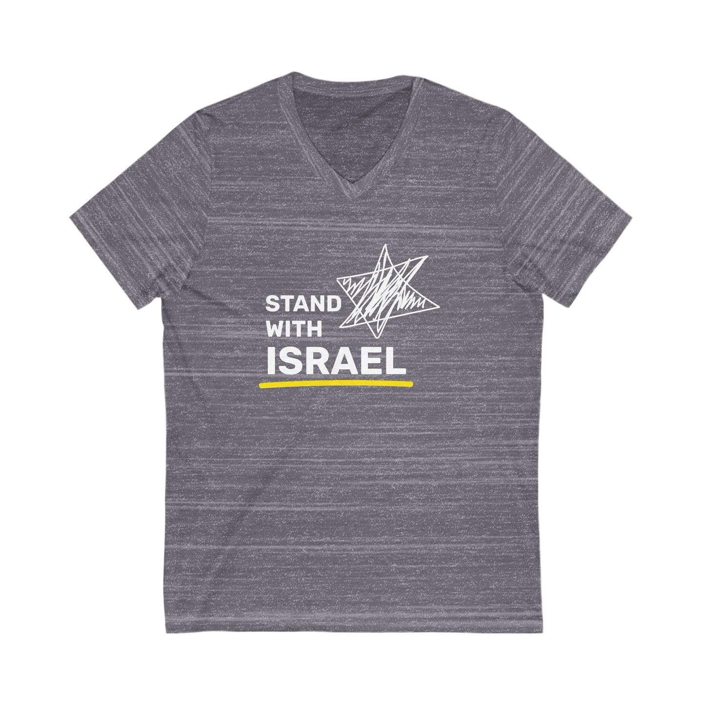 Stand With Israel V-Neck Tee