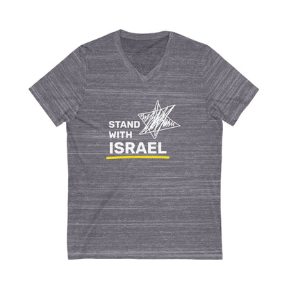 Stand With Israel V-Neck Tee