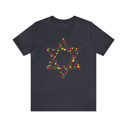 Star of David Flowers T-Shirt