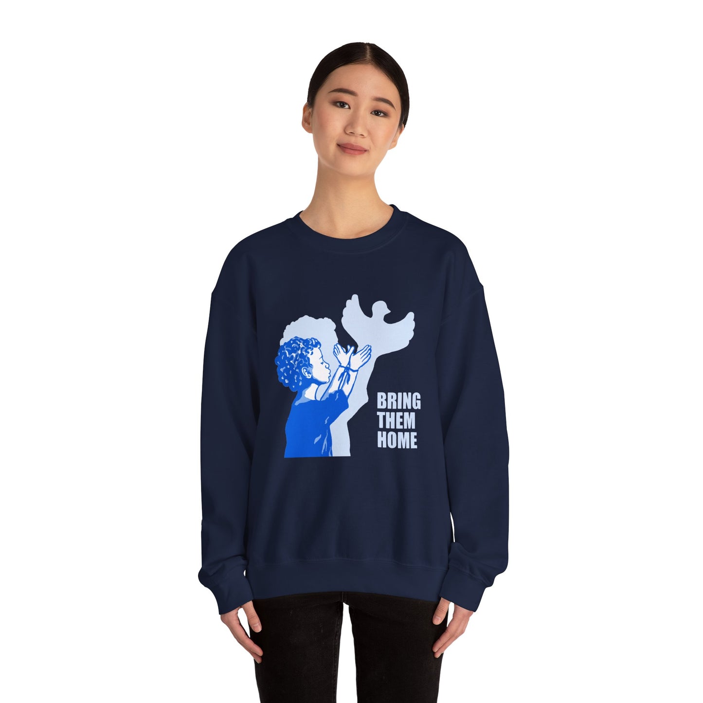 Wings of Hope - Standing for Justice and Peace Crewneck Sweatshirt