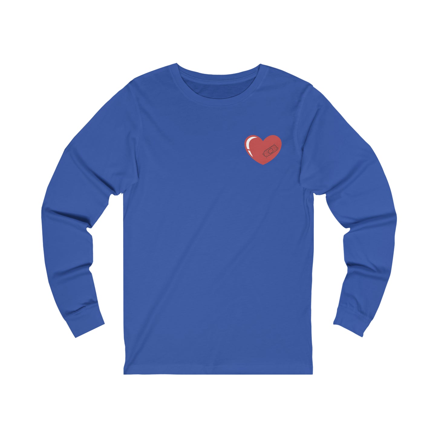 Heart With Band-Aid Long Sleeve Tee