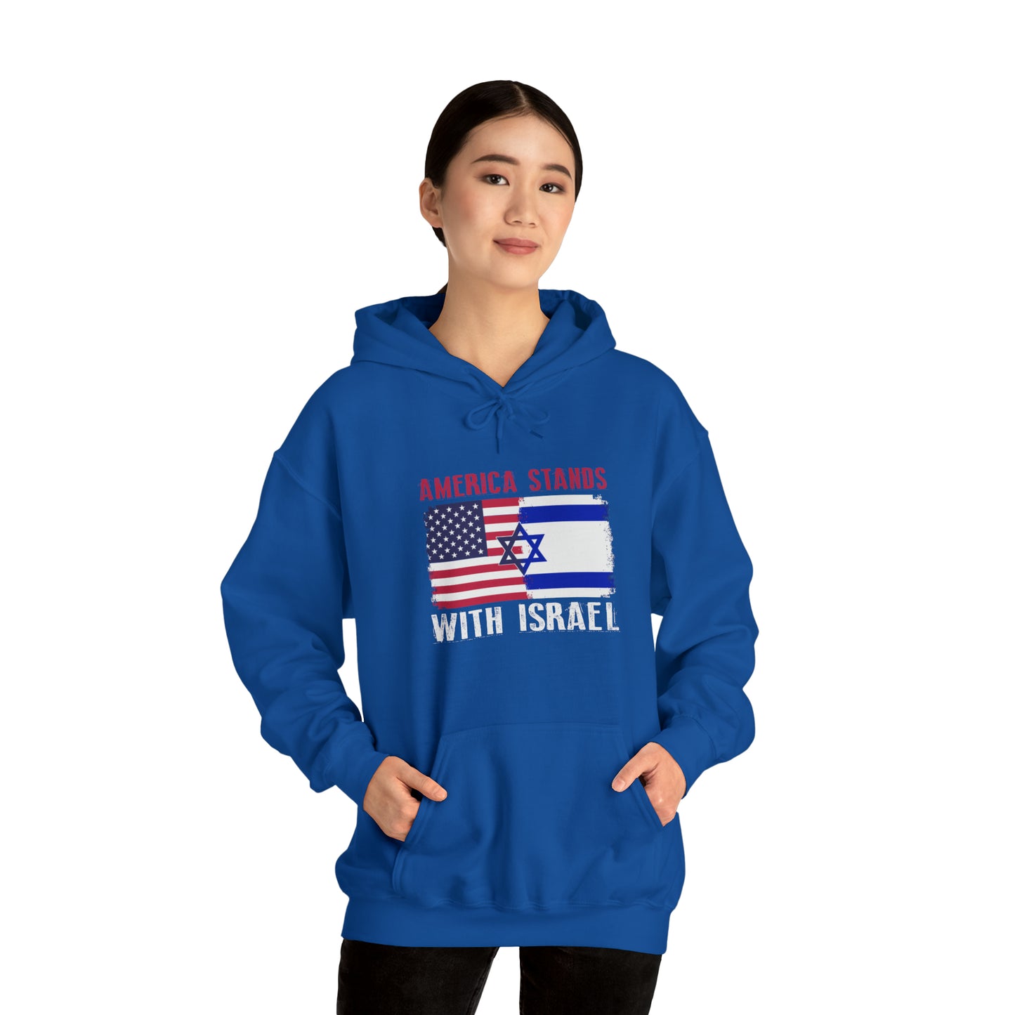 America Stands With Israel Hoodie Sweatshirt