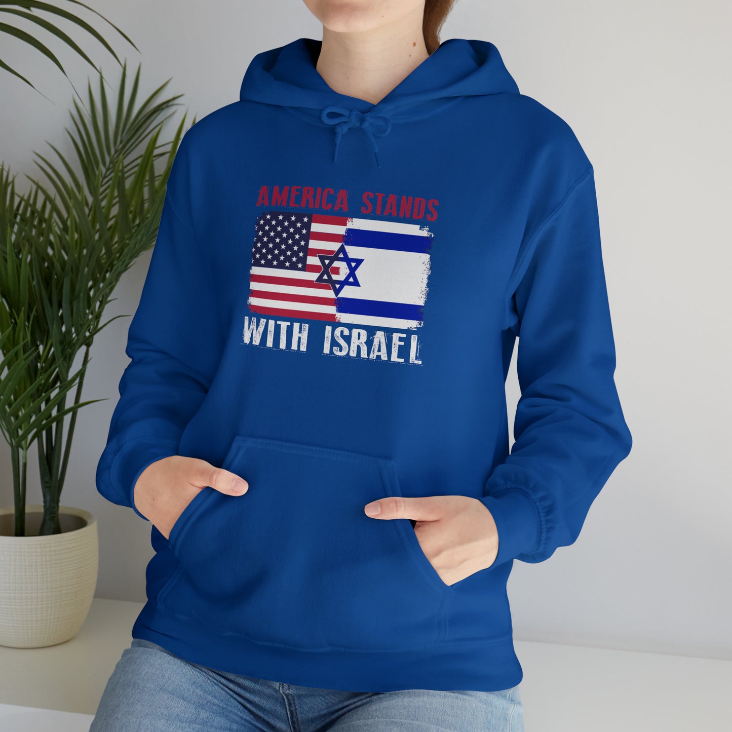 America Stands With Israel Hoodie Sweatshirt