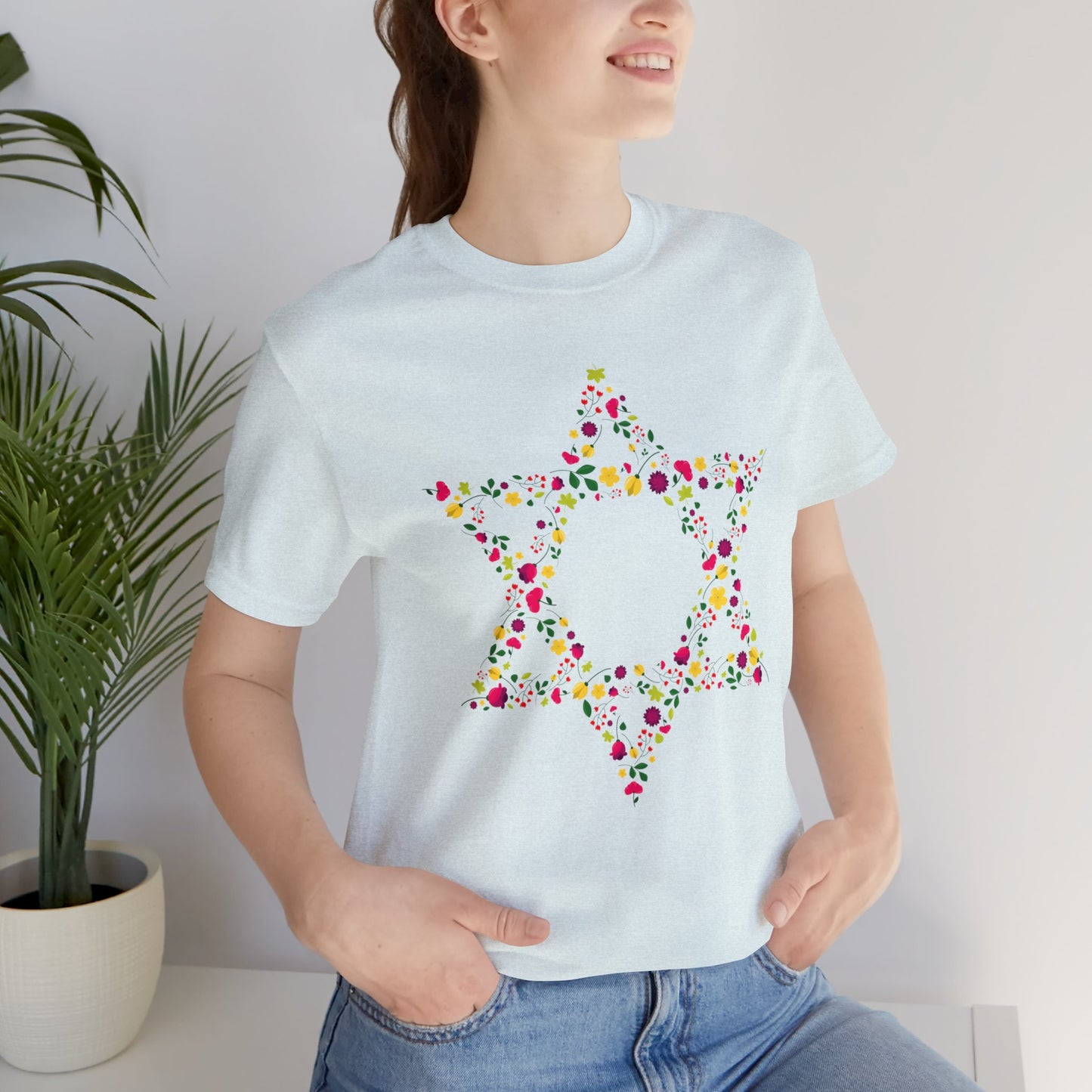 Star of David Flowers T-Shirt