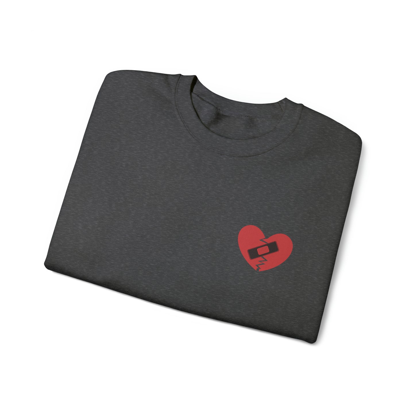 Broken Heart Band-Aid Sweatshirt