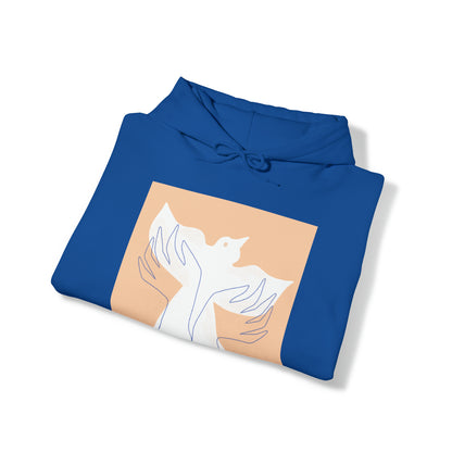 Wings of Harmony Hoodie Sweatshirt - A Symbol of Peace and Hope