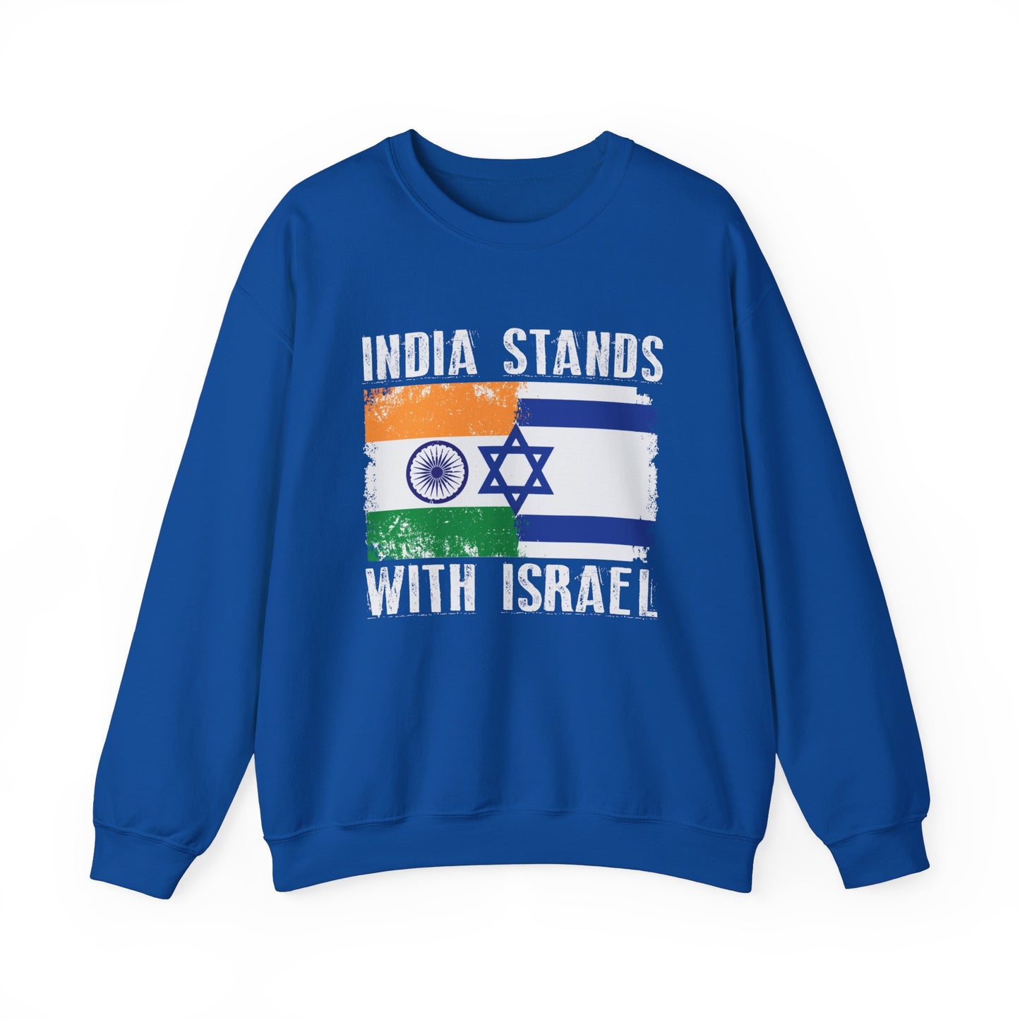 India Stands With Israel Crewneck Sweatshirt