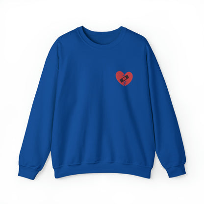 Broken Heart Band-Aid Sweatshirt