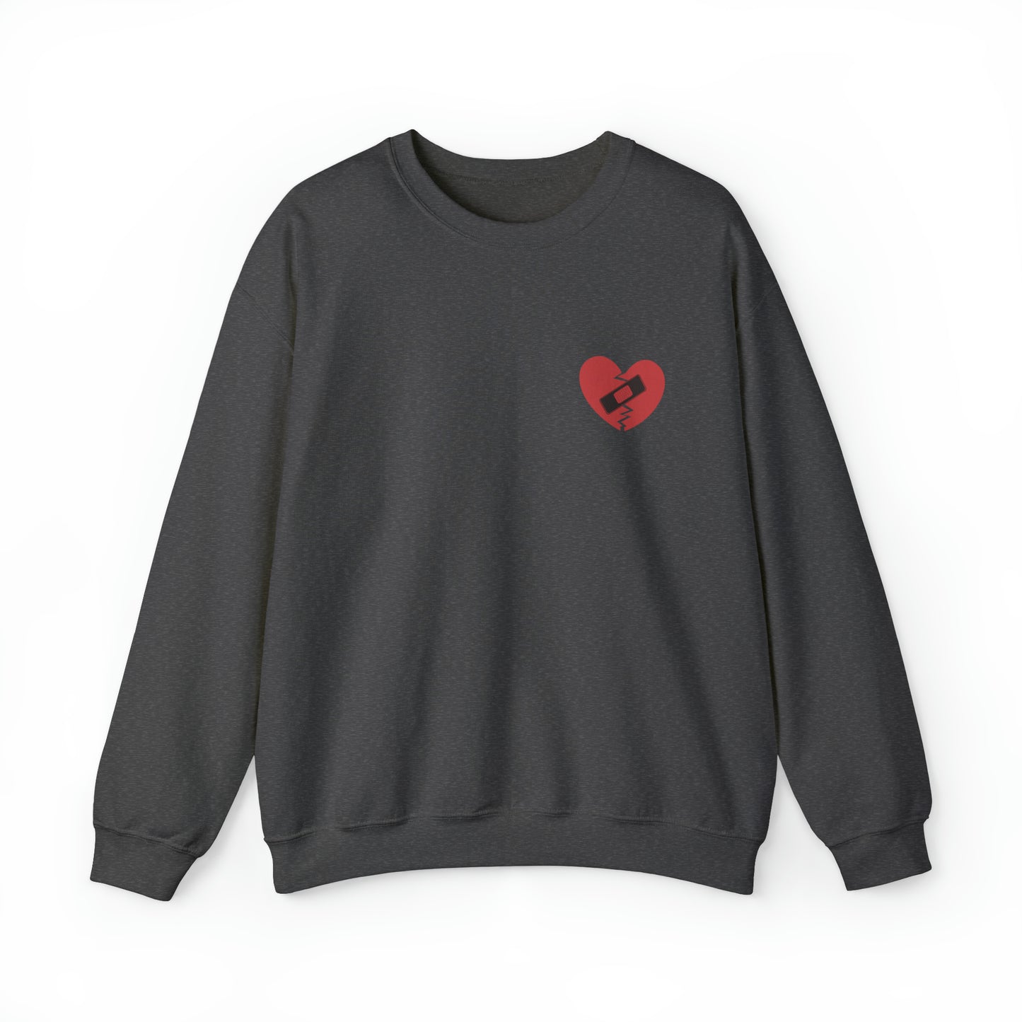 Broken Heart Band-Aid Sweatshirt