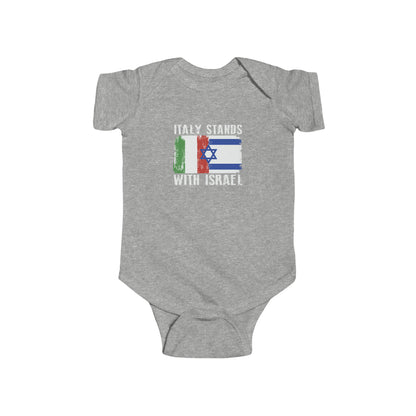 Italy Stands With Israel - Infant Onesie