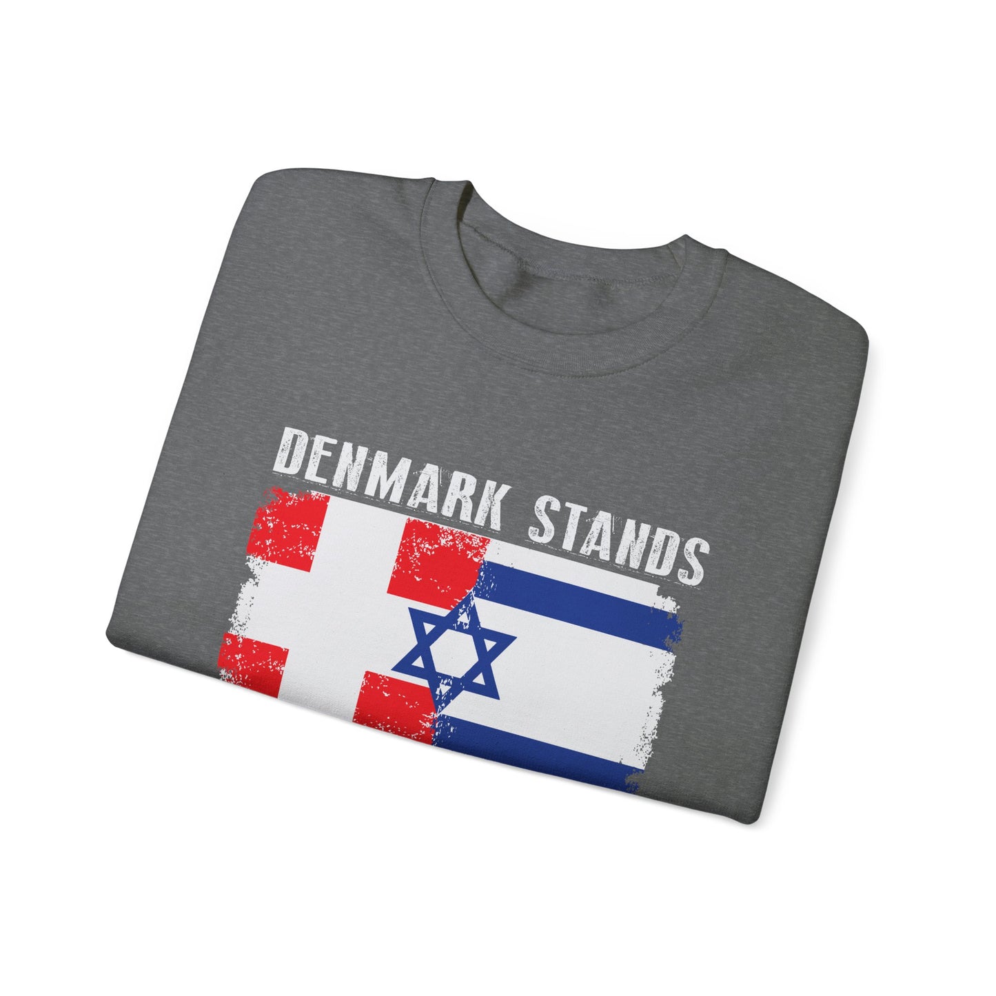 Denmark Stands With Israel Crewneck Sweatshirt