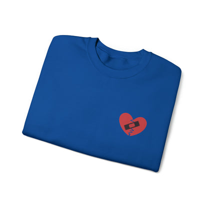 Broken Heart Band-Aid Sweatshirt